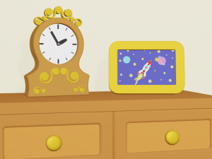 cartoon bedroom Modelo 3D