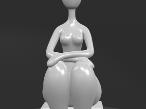 interior modern sculpture Modelo 3D