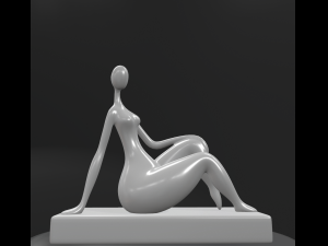 interior modern sculpture Modelo 3D