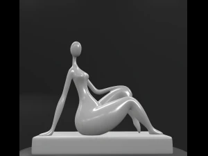 interior modern sculpture 3D Model