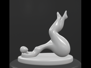 interior modern sculpture Modelo 3D