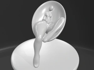 interior modern sculpture 3D Model