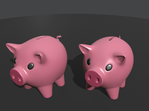 money box pig 3D Model