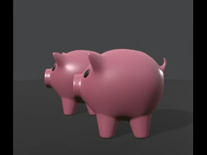 money box pig 3D Model
