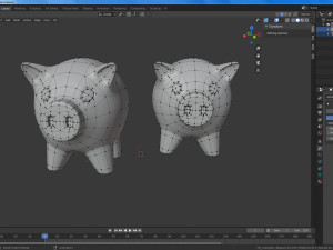 money box pig 3Dモデル