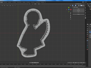 angels set of cookie-cutter 3D-Druckmodell