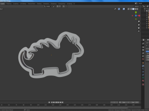 dinosaurs set of cookie-cutter 3D-Druckmodell