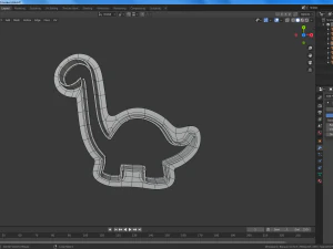 dinosaurs set of cookie-cutter 3D Print Model