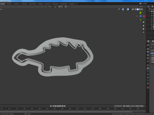 dinosaurs set of cookie-cutter 3D-Druckmodell