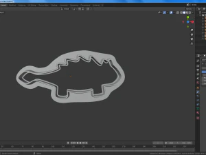 dinosaurs set of cookie-cutter 3D Print Model