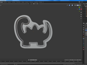 dinosaurs set of cookie-cutter 3D-Druckmodell
