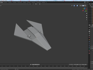 cartoon low poly sci-fi ships 3D Model