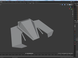 cartoon low poly sci-fi ships 3D Model