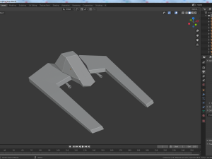 cartoon low poly sci-fi ships 3D Model