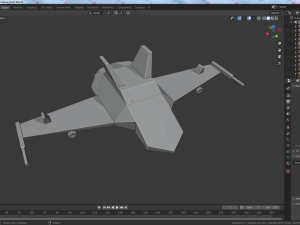 cartoon low poly sci-fi ships 3D Model