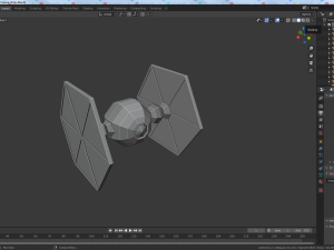 cartoon low poly sci-fi ships 3D Model