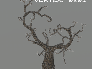 spooky tree pack 3D Модель