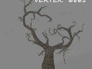 pacchetto di alberi spettrali Modello 3D