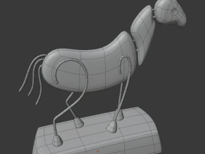 wooden figurines collection 3D Model