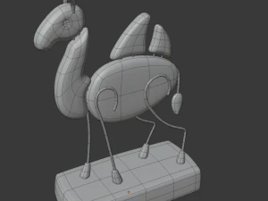 wooden figurines collection 3D Model