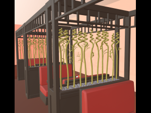 cartoon restaurant 3D Model