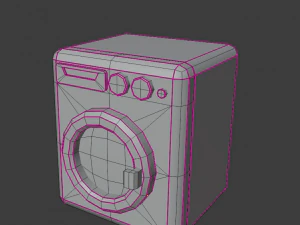 pacote de banheiro de desenho animado Modelo 3D