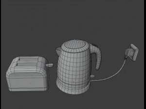 cartoon kitchen appliance 3D Model