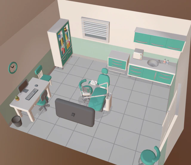 cartoon dental office 3D Model .c4d .max .obj .3ds .fbx .stl .blend 