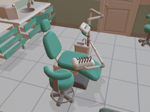 cartoon dental office Modèle 3D