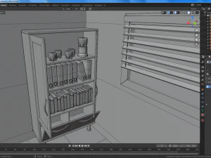 cartoon dental office 3D Model