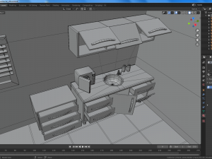 cartoon dental office Modèle 3D
