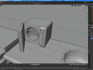 cartoon dental office 3D Model