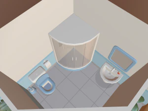cartoon medical chamber 3D Model