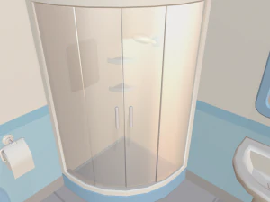 cartoon medical chamber 3D Model