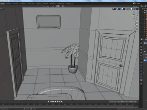 cartoon medical chamber 3D Model