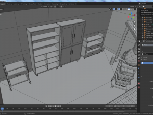 cartoon operating room Modelo 3D