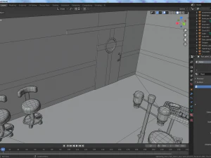 sala de cirurgia dos desenhos animados Modelo 3D
