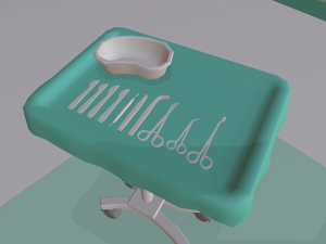 cartoon operating room Modelo 3D