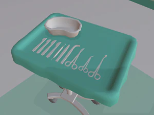 sala de cirurgia dos desenhos animados Modelo 3D
