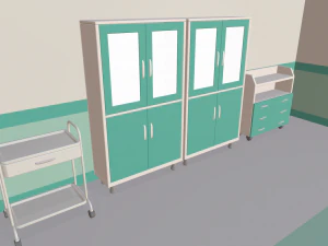 sala de cirurgia dos desenhos animados Modelo 3D