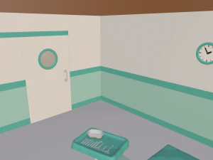 sala de cirurgia dos desenhos animados Modelo 3D