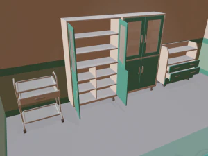 sala de cirurgia dos desenhos animados Modelo 3D