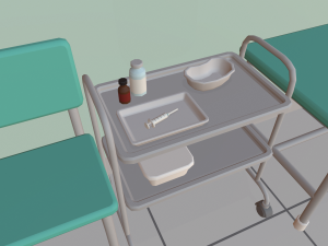 cartoon medical treatment room 3D Model