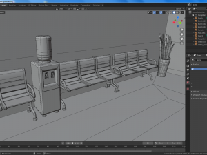 cartoon medical reception Modelo 3D
