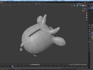 money box bull 3D Модель