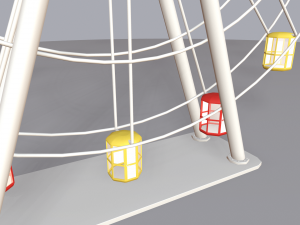 cartoon amusement park Model 3D
