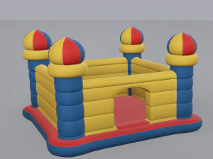 cartoon amusement park 3D Model