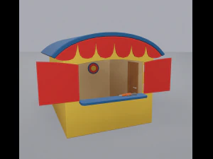 cartoon amusement park 3D Model