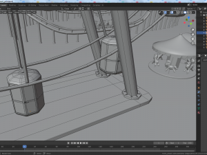 cartoon amusement park Model 3D