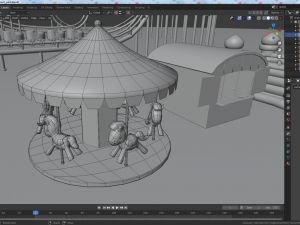 cartoon amusement park Model 3D